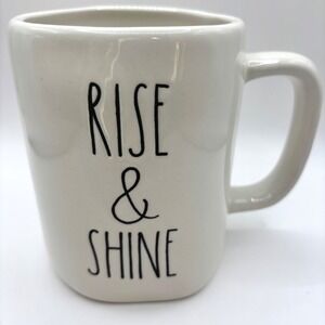 Rae Dunn Magenta Artisan Coffee Mug Rise & Shine Farmhouse Shabby Chic 16 oz